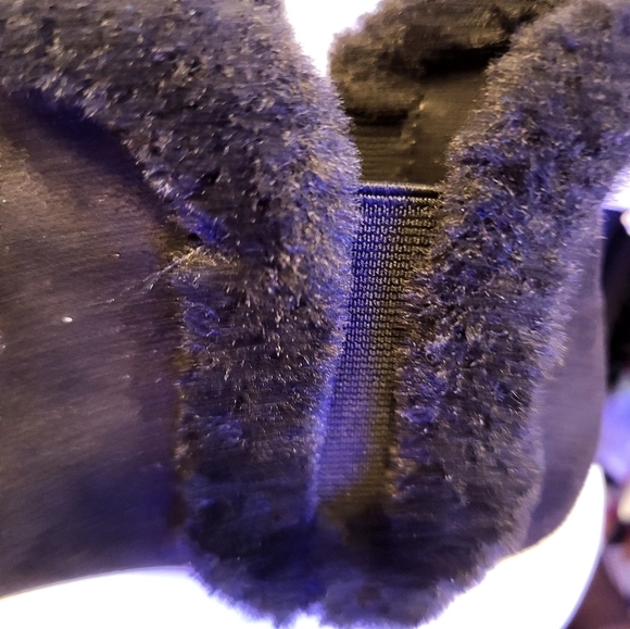 NWT Nine West Chelsea 7 Faux Fur comfortable boots - Picture 7 of 12